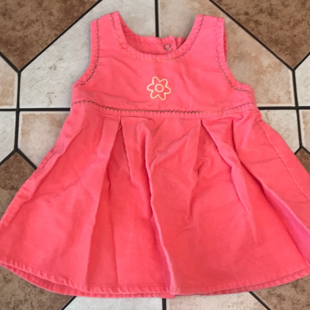 Baby Oshkosh pink corduroy little girls dress